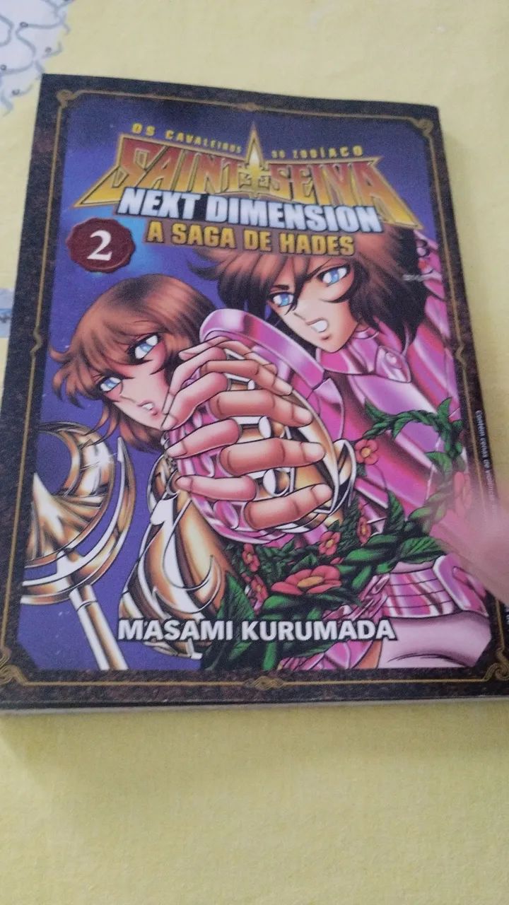 Cavaleiros do Zodíaco Next Dimension vol 2 manga português