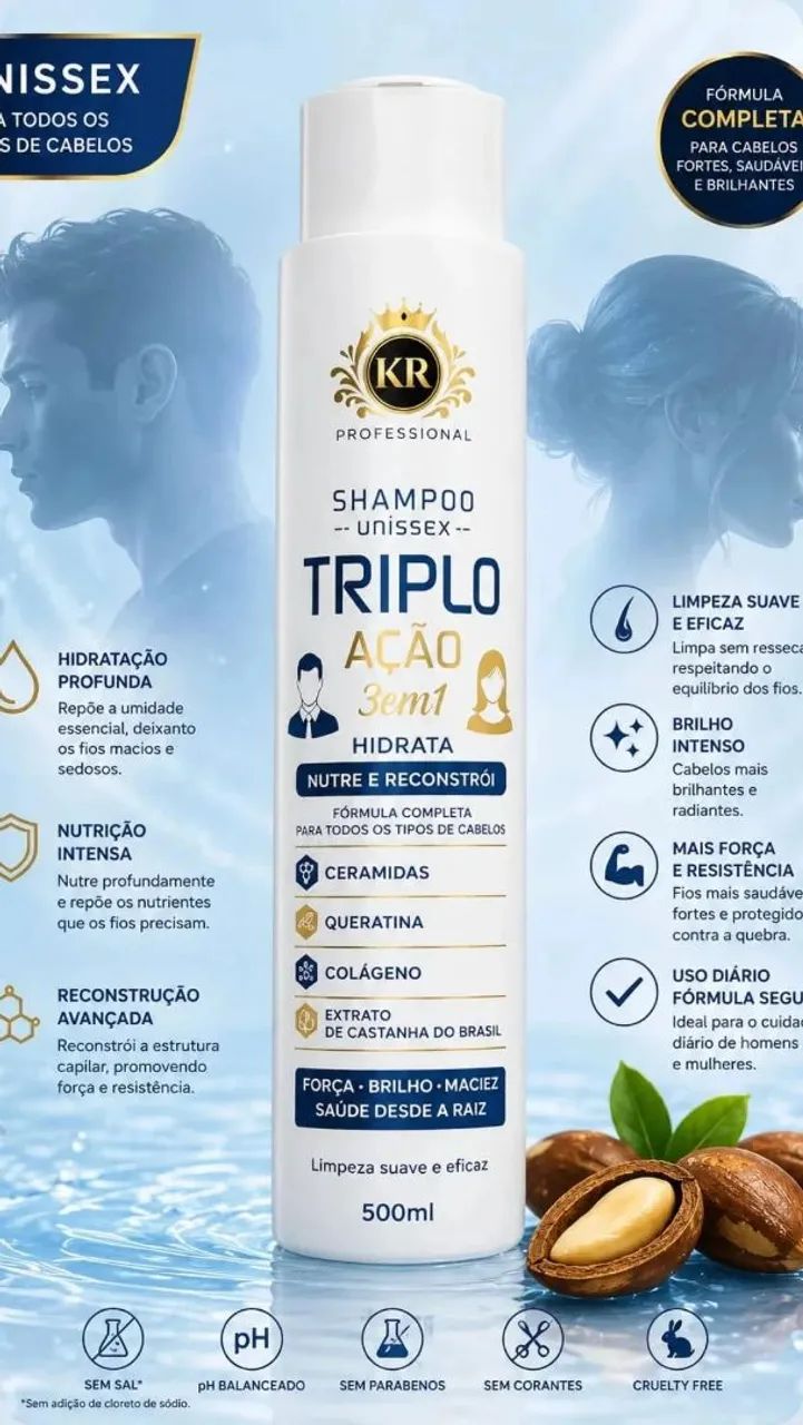 Shampoo uni sex