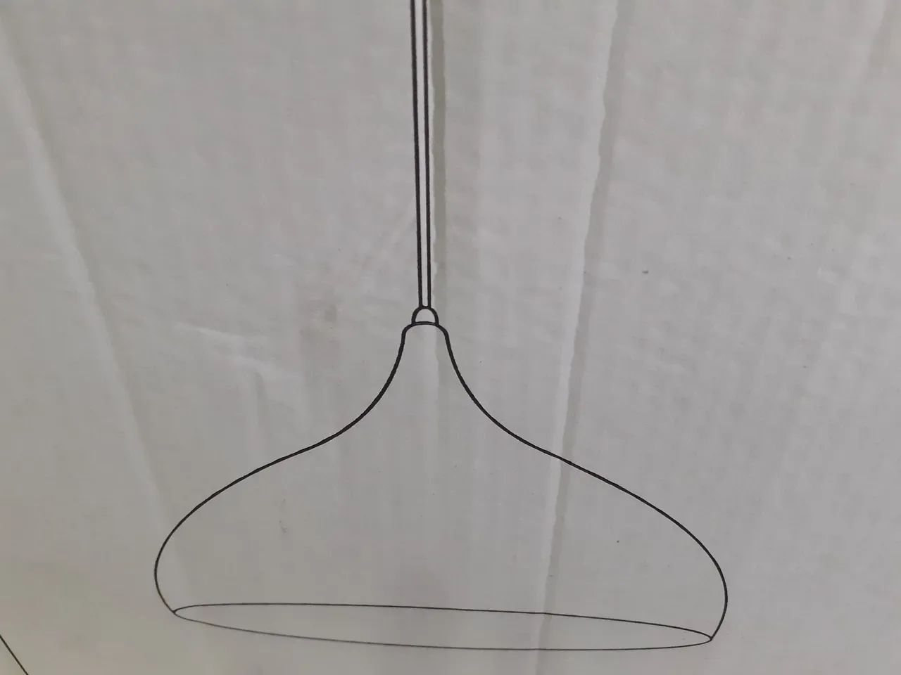 Pendente moderno cor cobre 40cm 