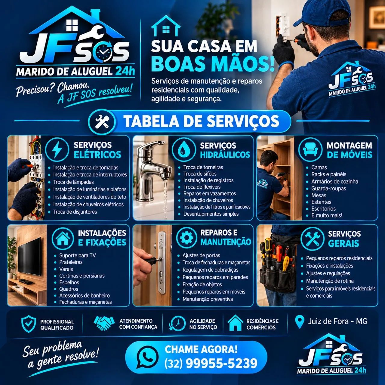 JF SOS Marido de Aluguel 24h