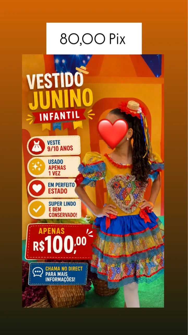 Vestido Junino 