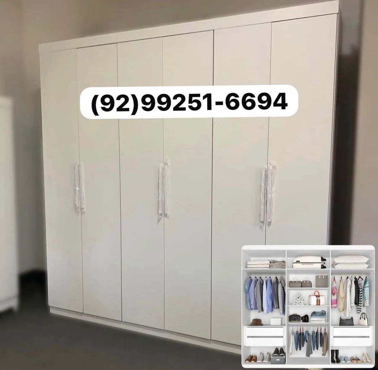 Guarda roupa casal grande 