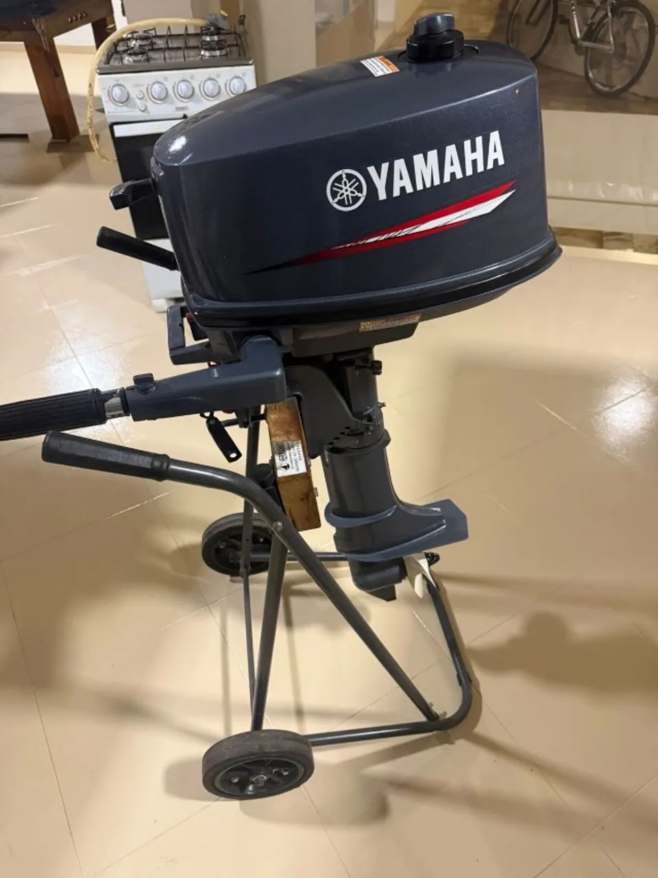 MOTOR DE POPA YAMAHA 4HP 2 TEMPOS ? ESTADO DE ZERO! - Foto 5