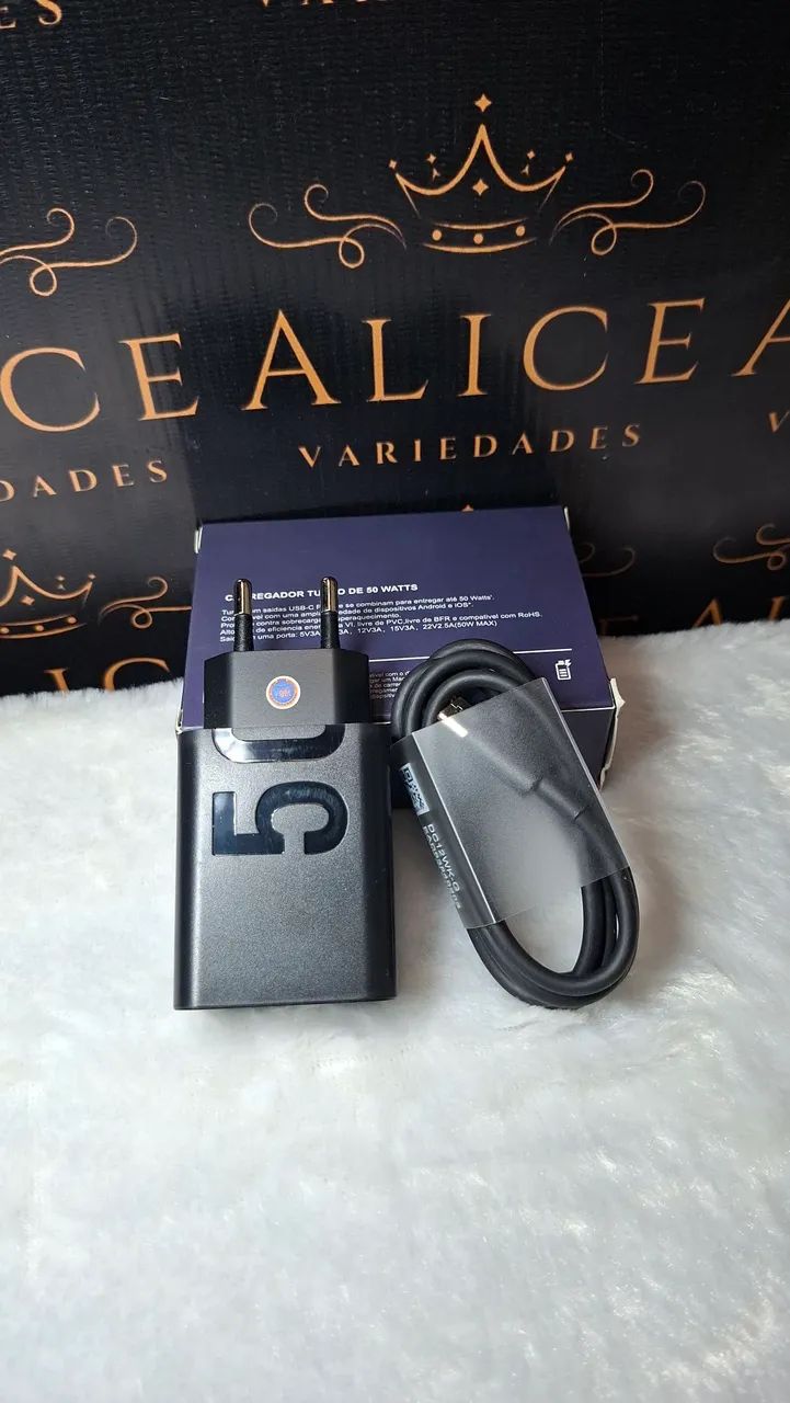 Carregador tipo C 50w 