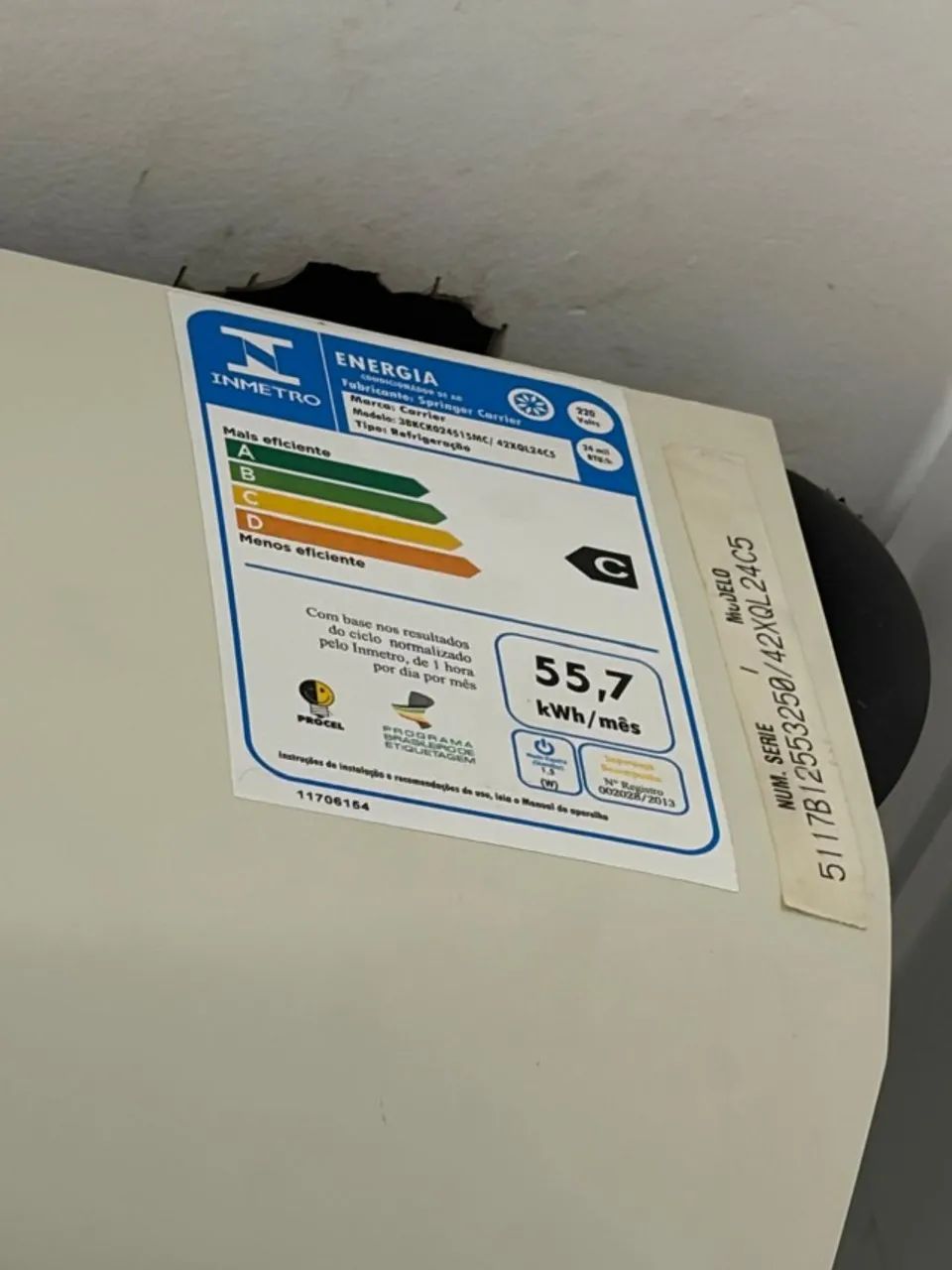Ar Condicionado Split Piso Teto 24.000 BTUs - Foto 2