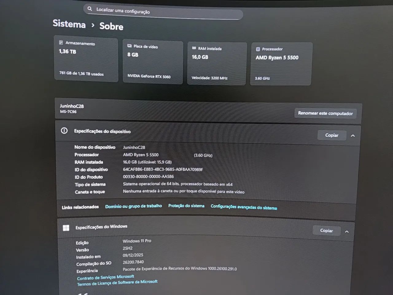 Pc gamer rtx 5060 - Foto 5