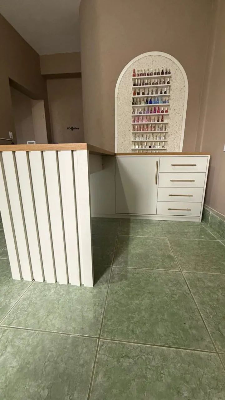 Mesa de manicure em L  - Foto 3
