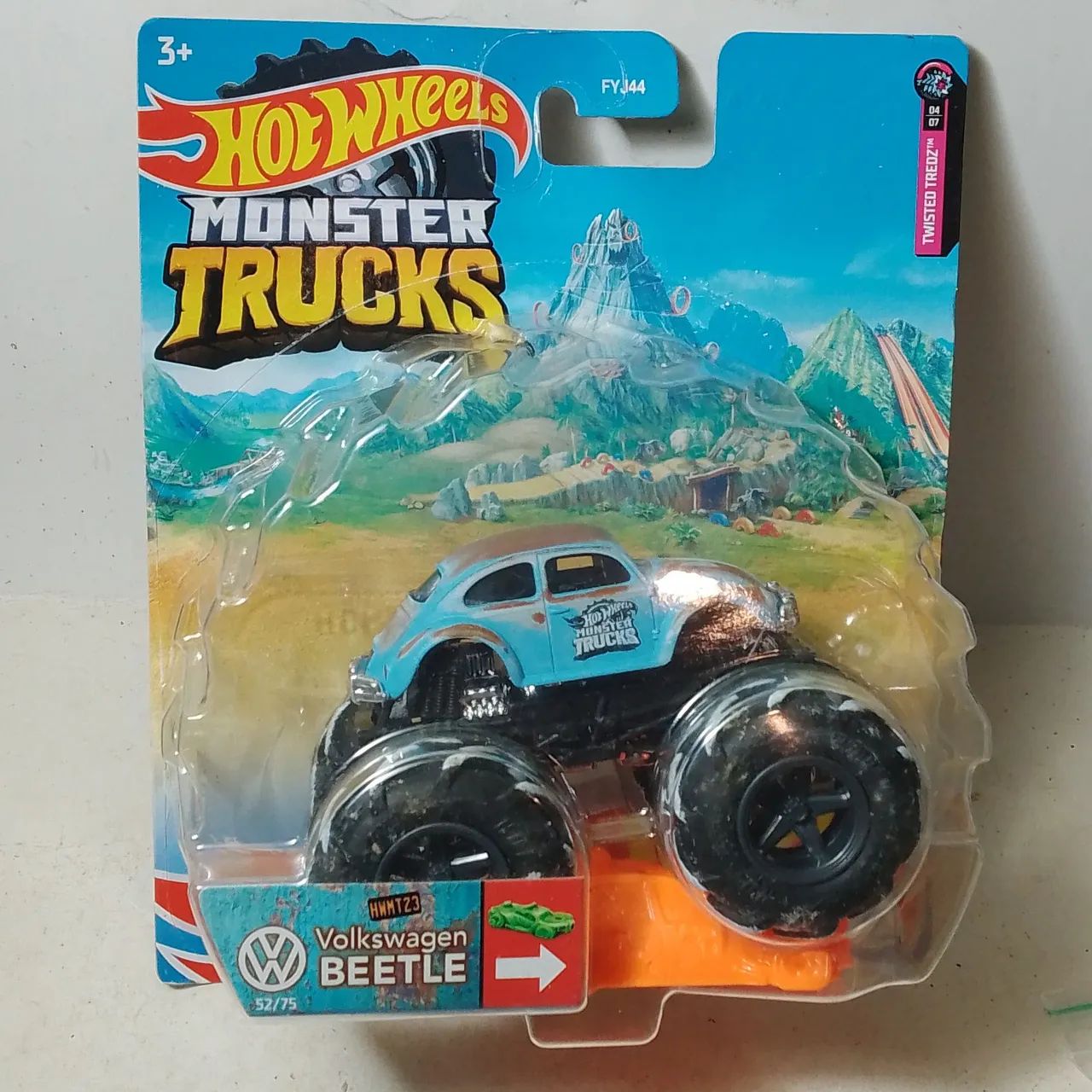 Hot Wheels Volkswagen Fusca Beetle Monster Trucks - Foto 2