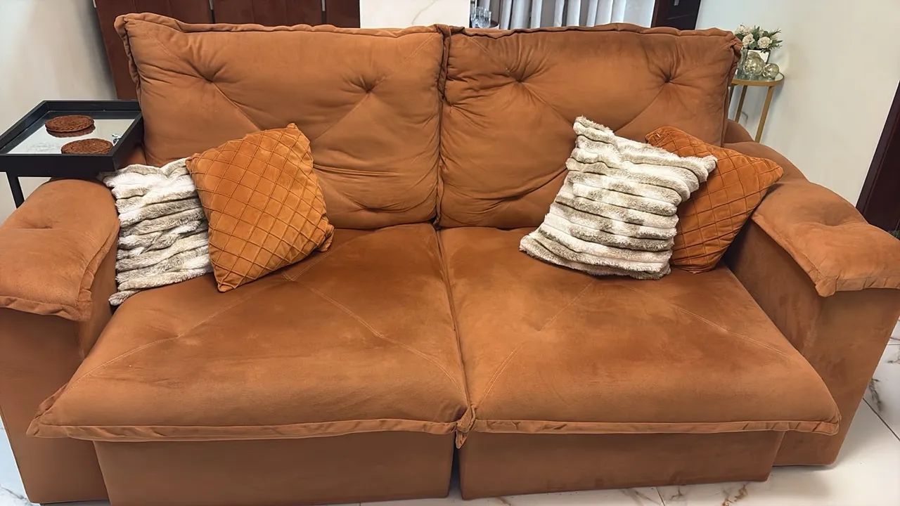 Vendo sofa retratil e reclinavel  - Foto 4