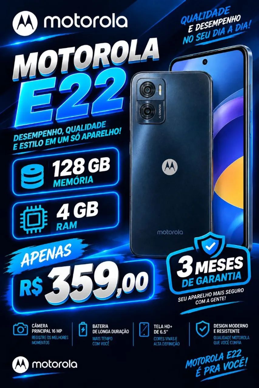 Moto E22 128 GB