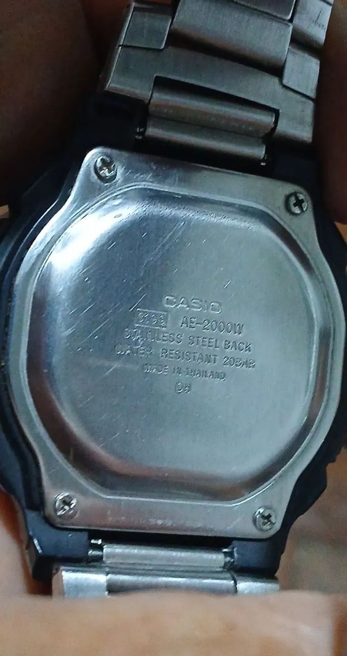 Relogio casio modelo AE2000W pulseira similar funcionando 100%  - Foto 3