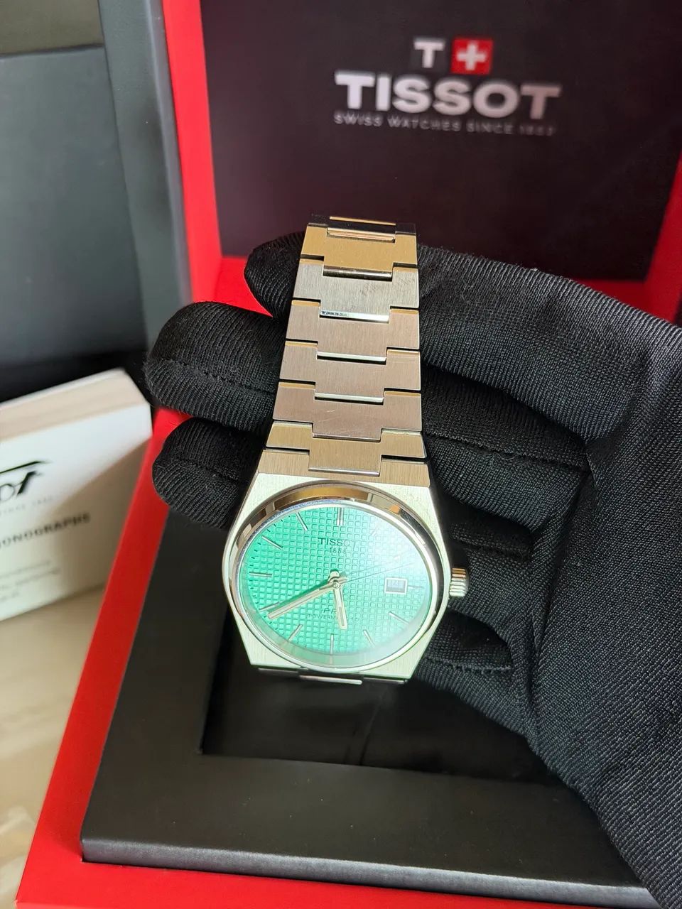 Relógio de pulso Tissot Prx 40mm automático usado  - Foto 5