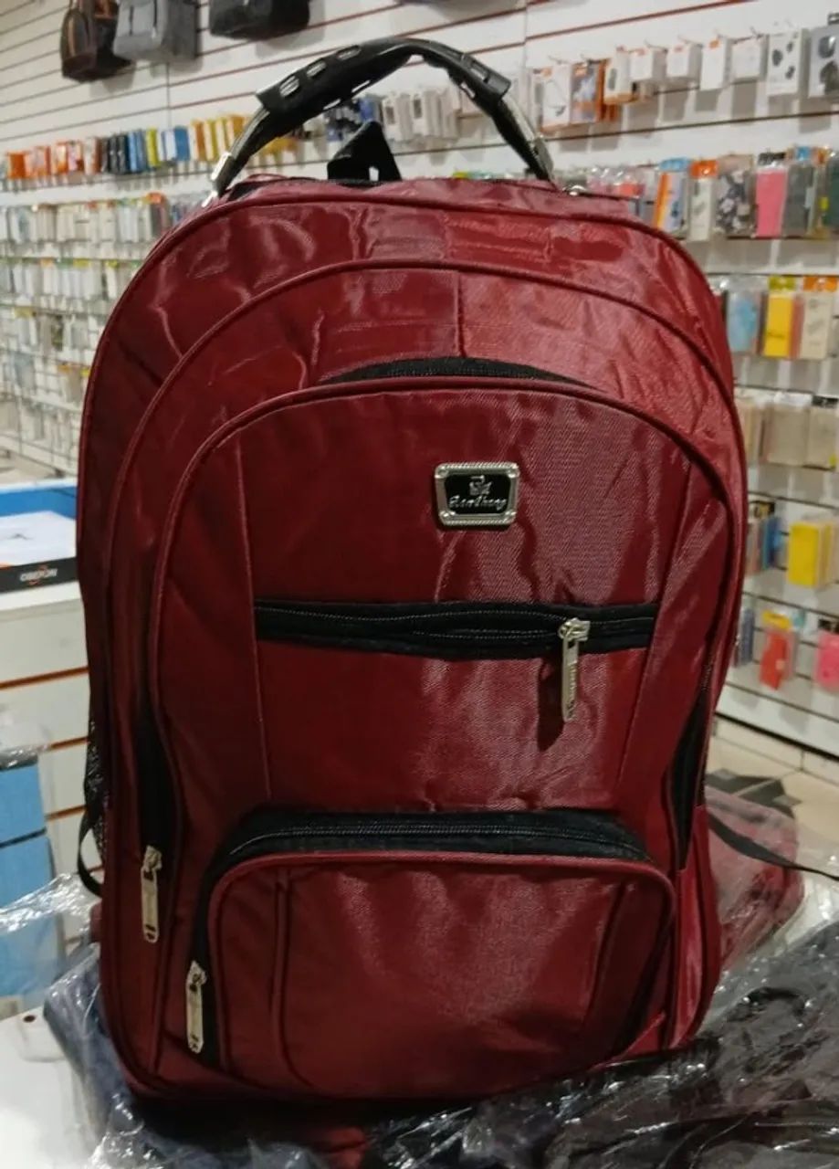 Bolsa Mochila Reforçada Notebook Cabo C/ Cabo De Aço - Foto 3