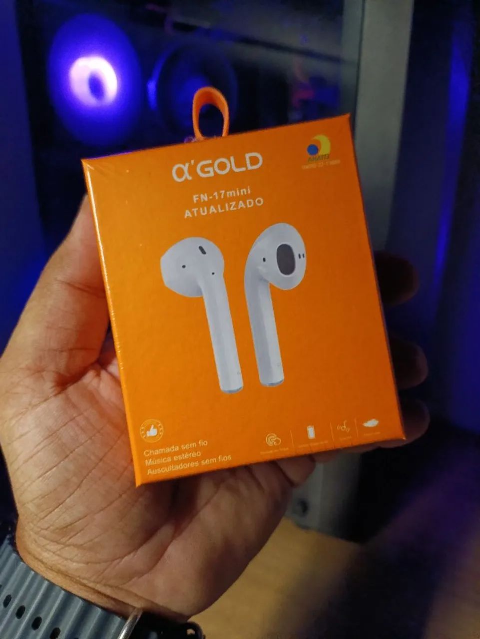 Fone a-Gold lacrado 