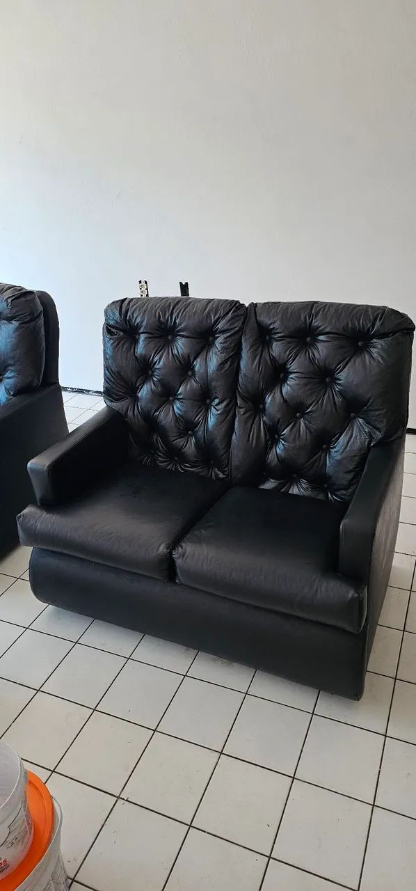 Sofá + poltronas de couro  - Foto 2