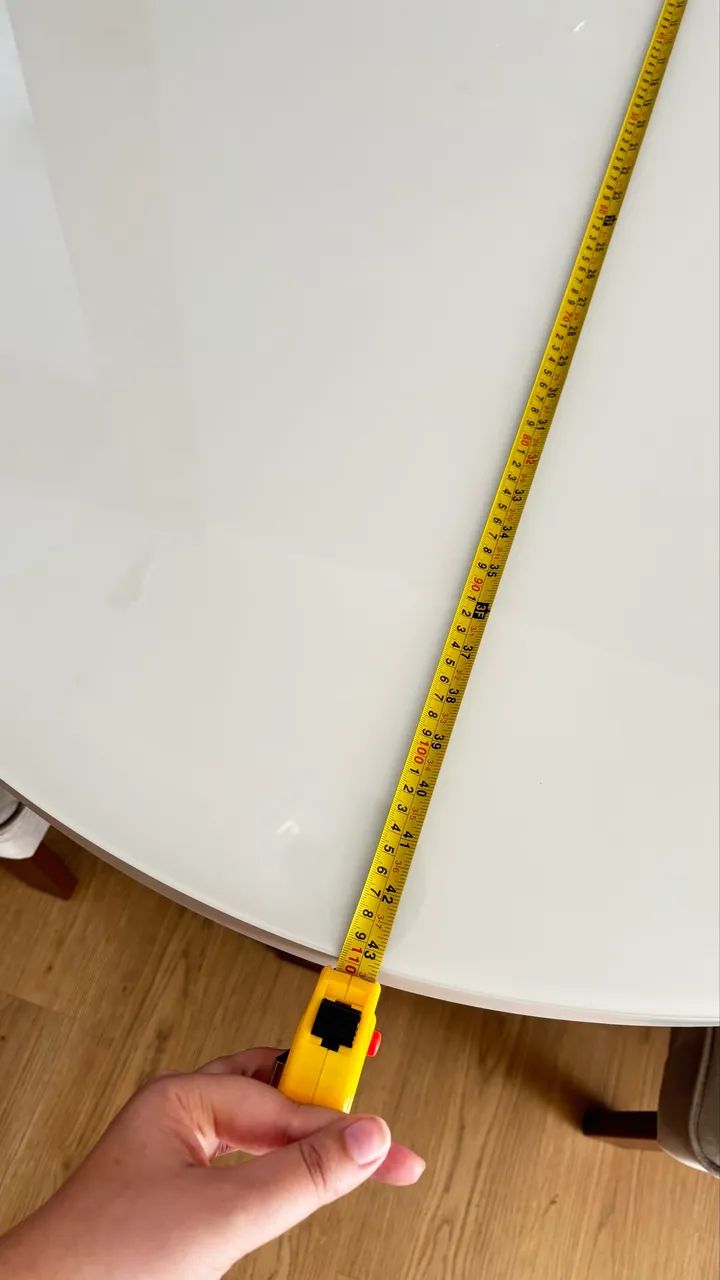Mesa 100% mdf e tampo de vidro  - Foto 2