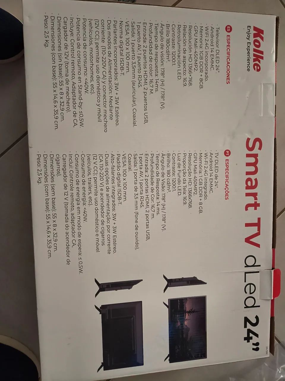 TV SMART,  12 volts , 24 polegadas Motorhome  - Foto 3