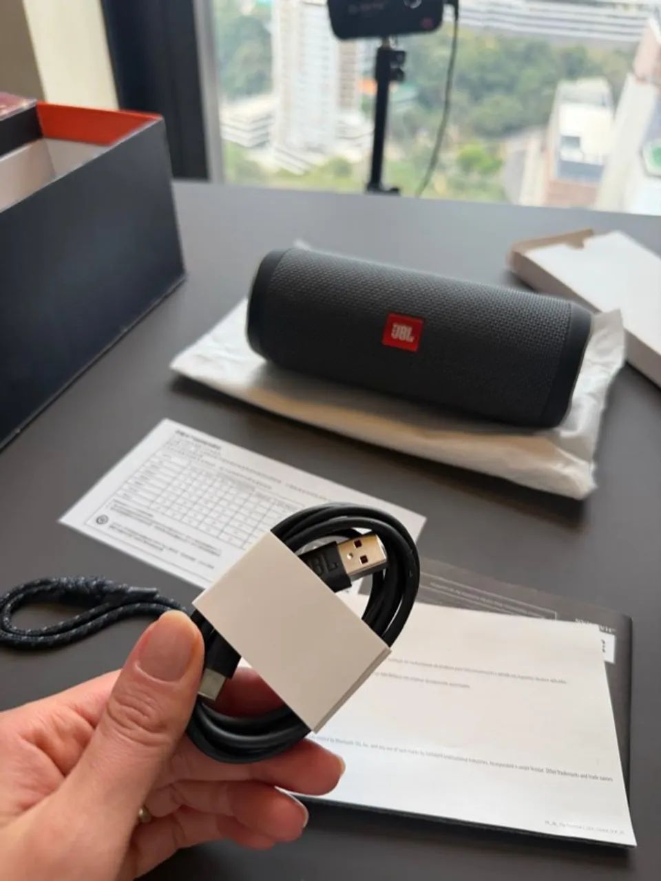 Caixa De Som Jbl Flip 2 Essential Portátil Bluetooth - Foto 5