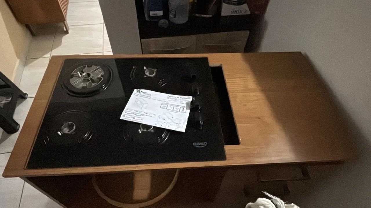 Vendo balcão p/ cooktop 5 bocas  - Foto 5
