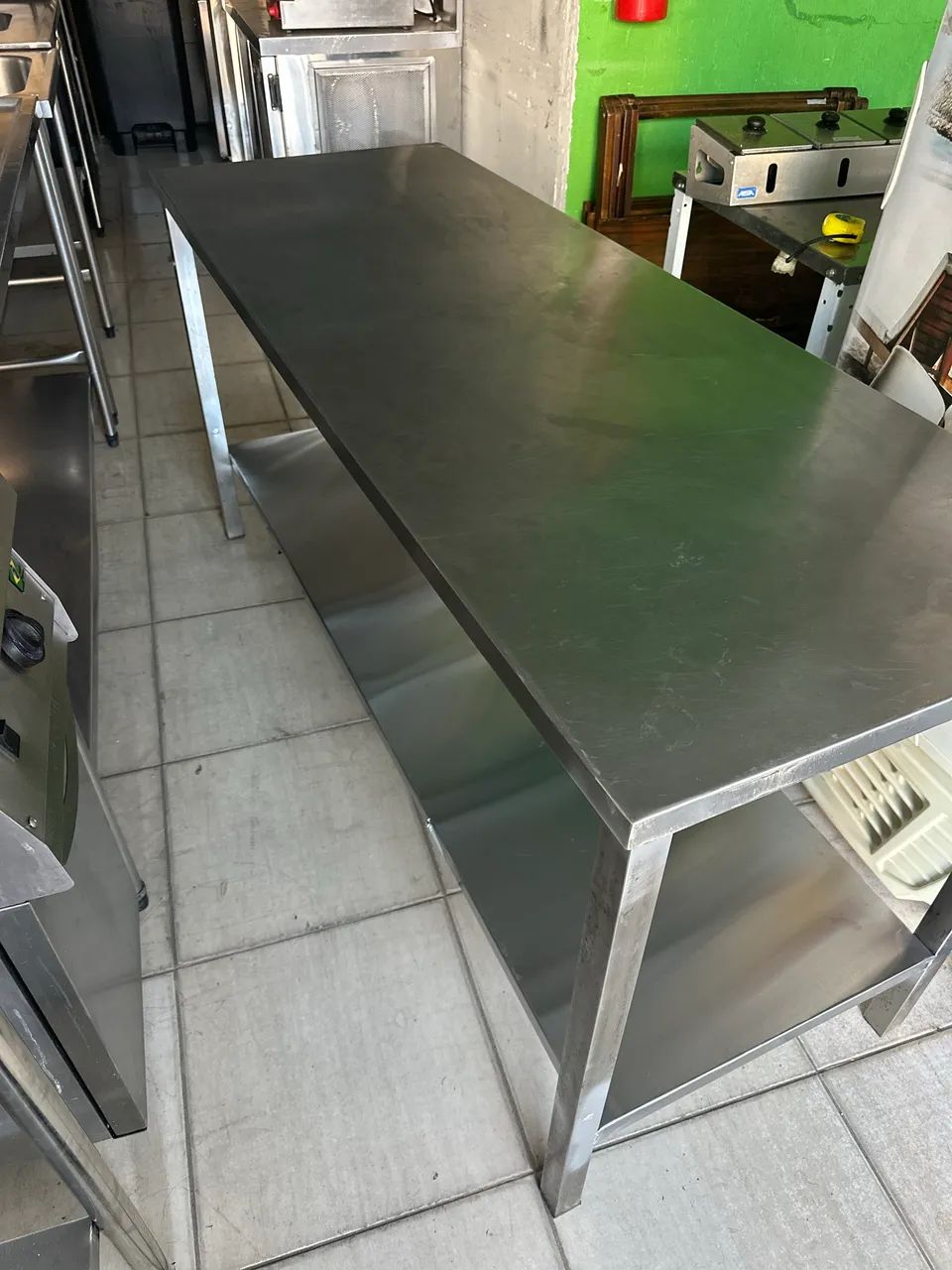 Mesa em inox 1.90cm nova