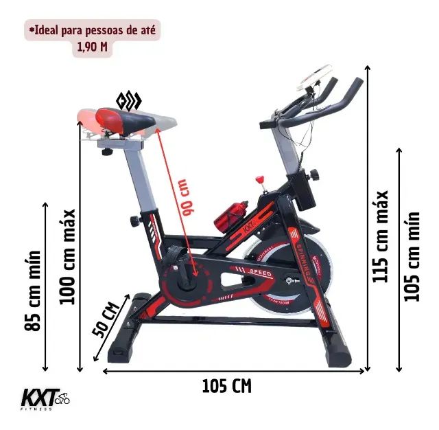 Bicicleta Ergométrica Spinning Speed 150kg Kxt