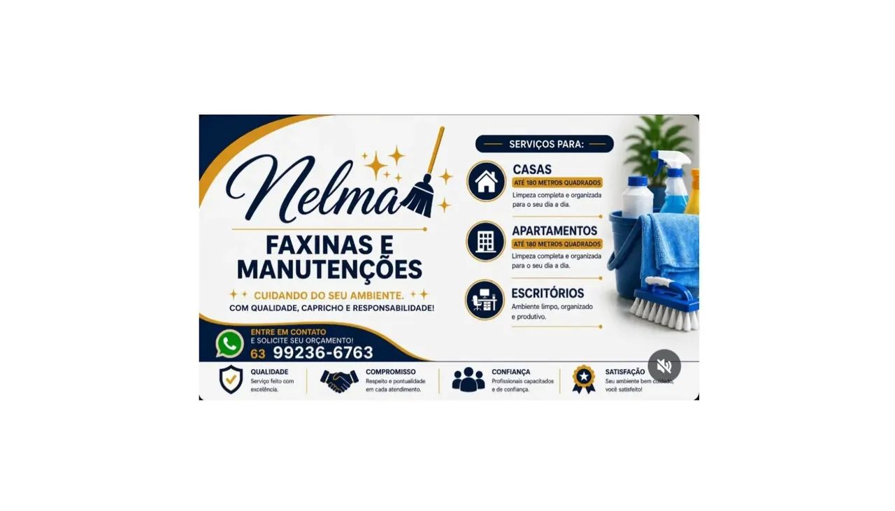 Faço faxinas