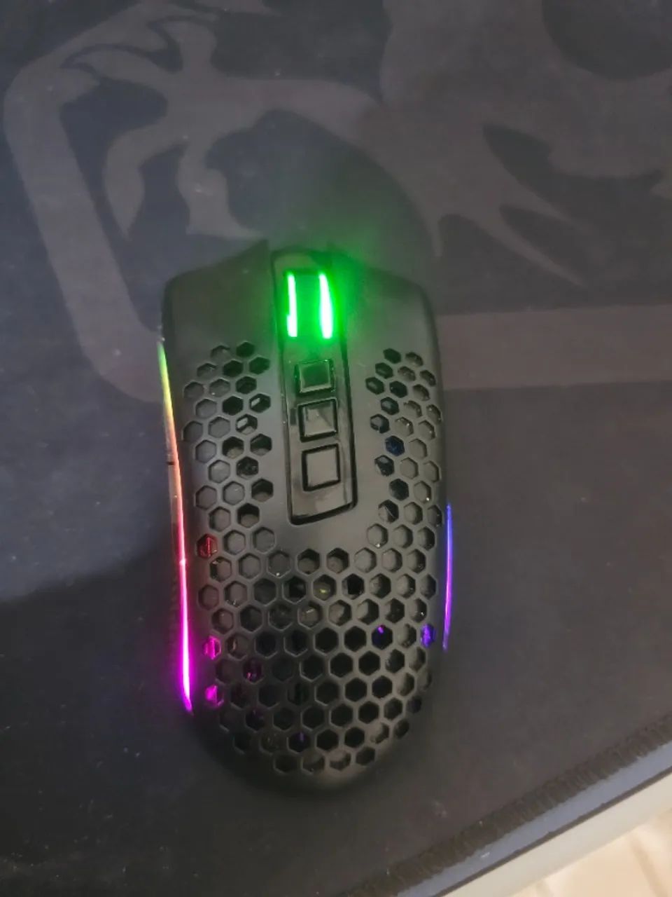 Mes Mouse (1 mes de uso)Mouse sem fio, Redragon Storm Pro, 16000 DPI, 8 Botões ...