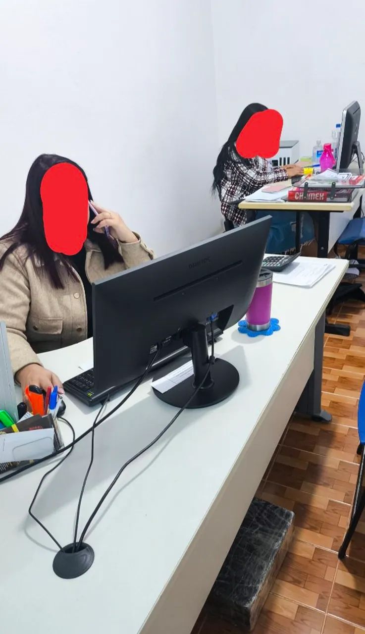 mesa em L escritório  - Foto 3