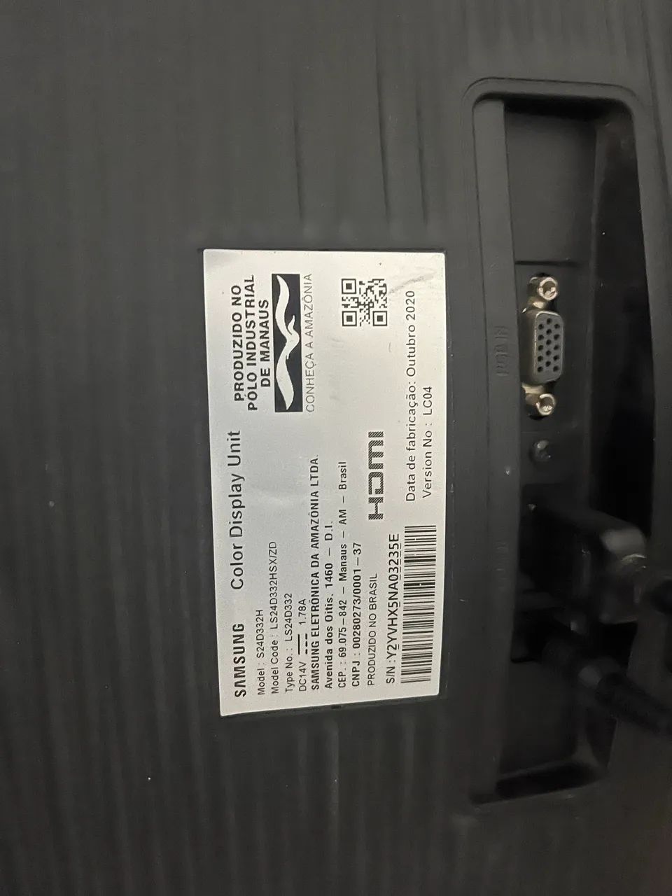 Monitor 24 polegadas Samsung