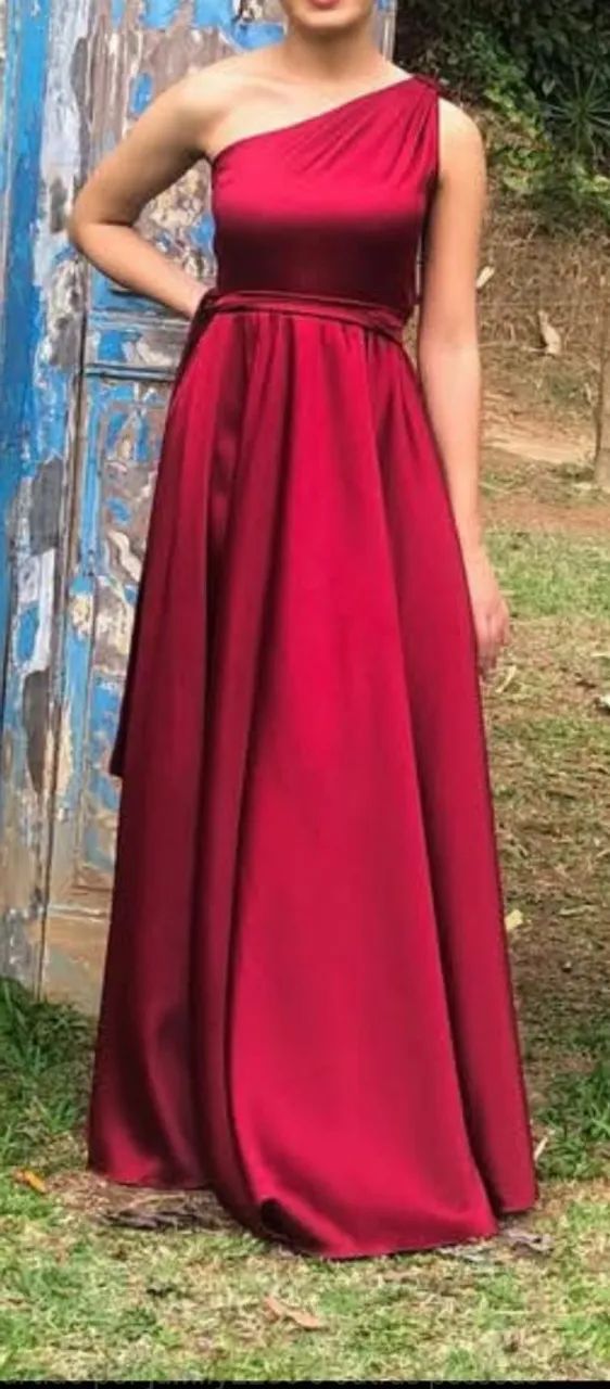 Vestido marsala