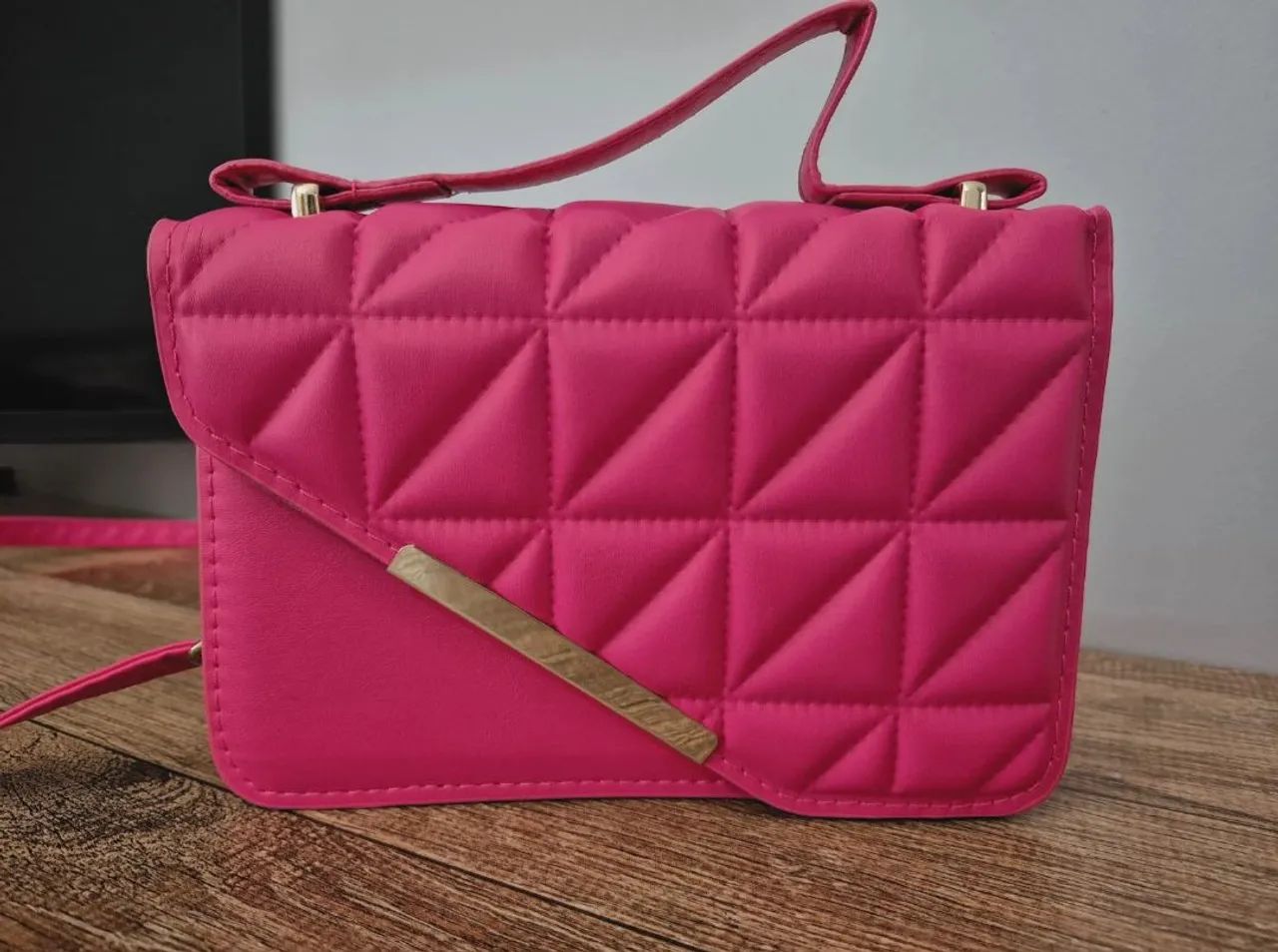 BOLSA ROSA DE OMBRO - Foto 2