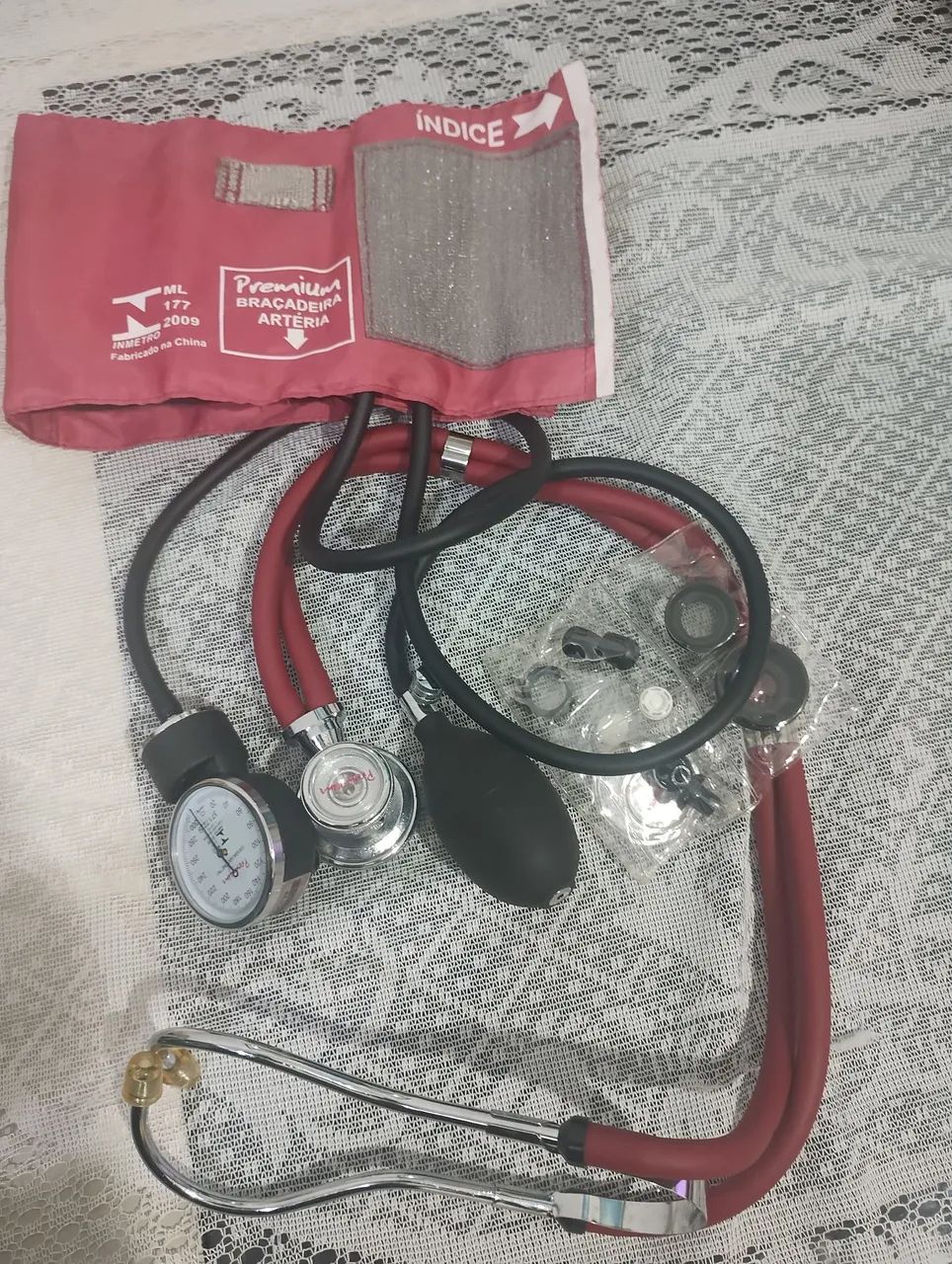 Kit aparelho de pressão . Nunca foi usado. - Foto 3