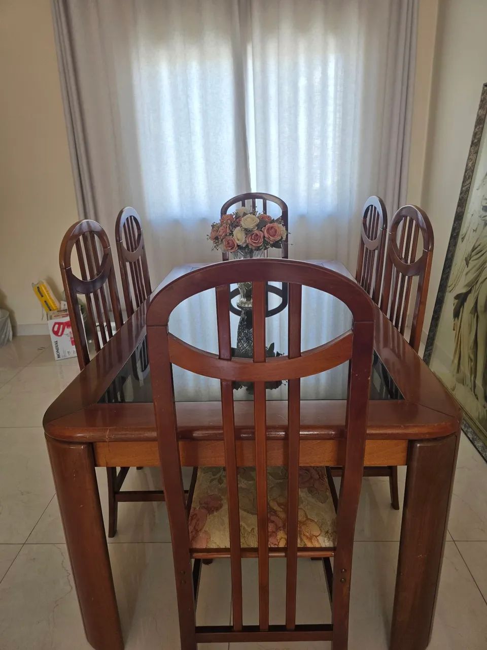 Mesa com 6 cadeira - Foto 2