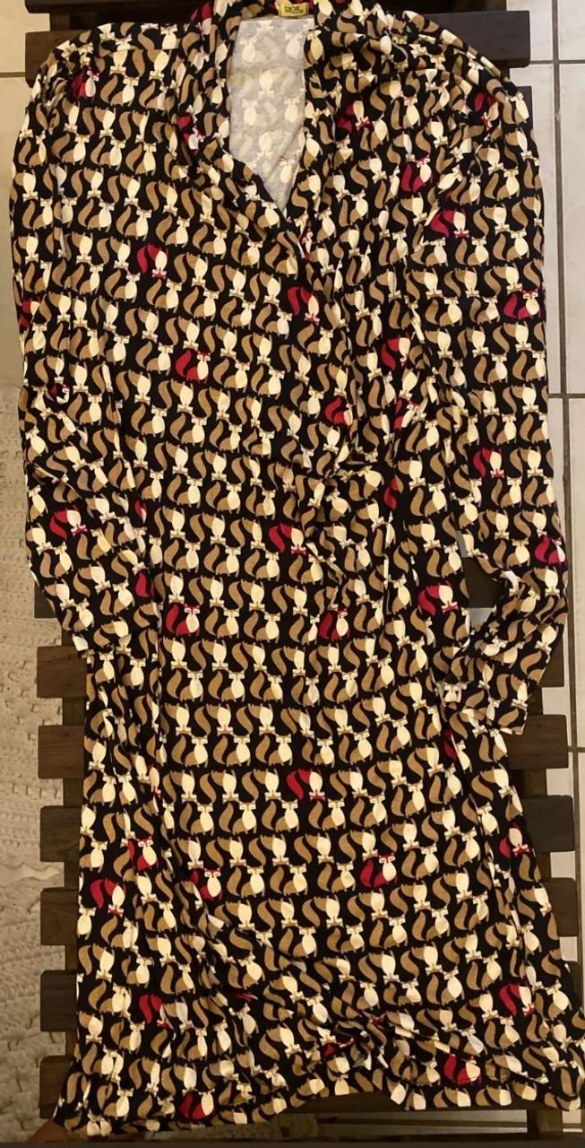 VESTIDO CHEMISE STROKE ESTAMPADO TAM. P - Foto 2