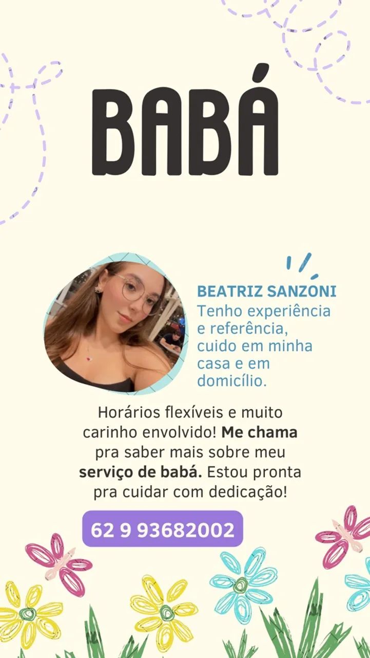 Serviço de baba - confiança e cuidado