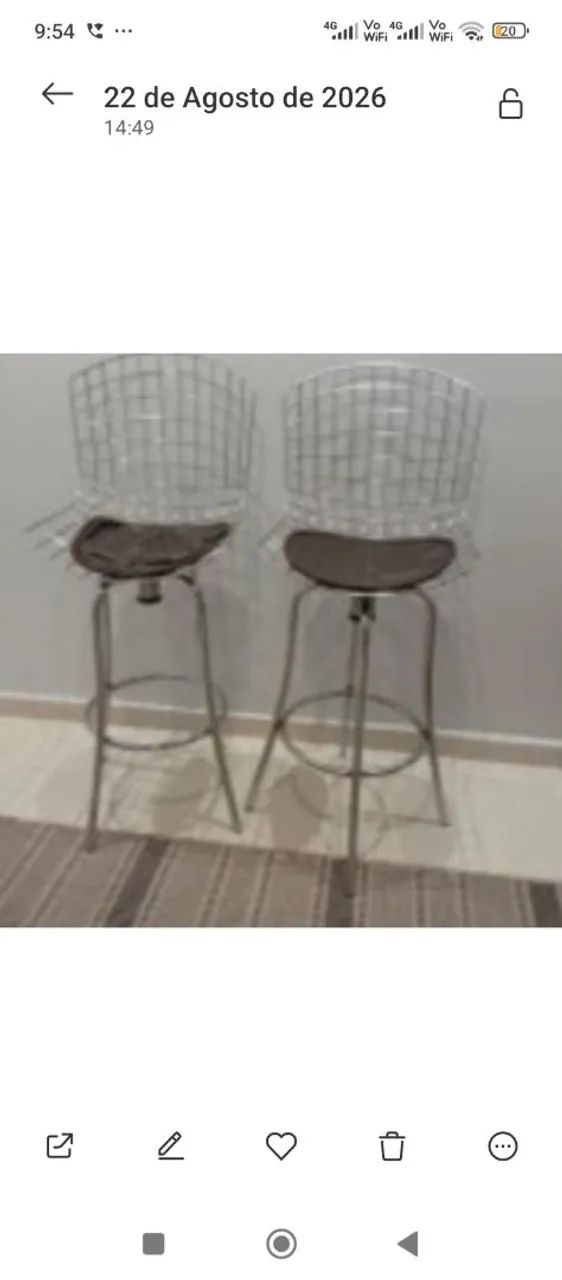 Par de Banquetas