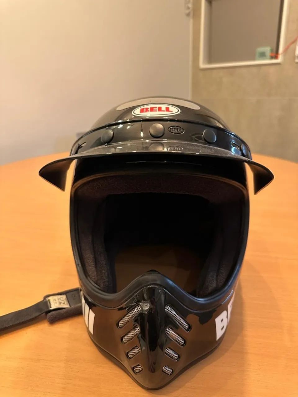 Capacete Bell Moto III - Tamanho 58 - Preto - Acessórios de