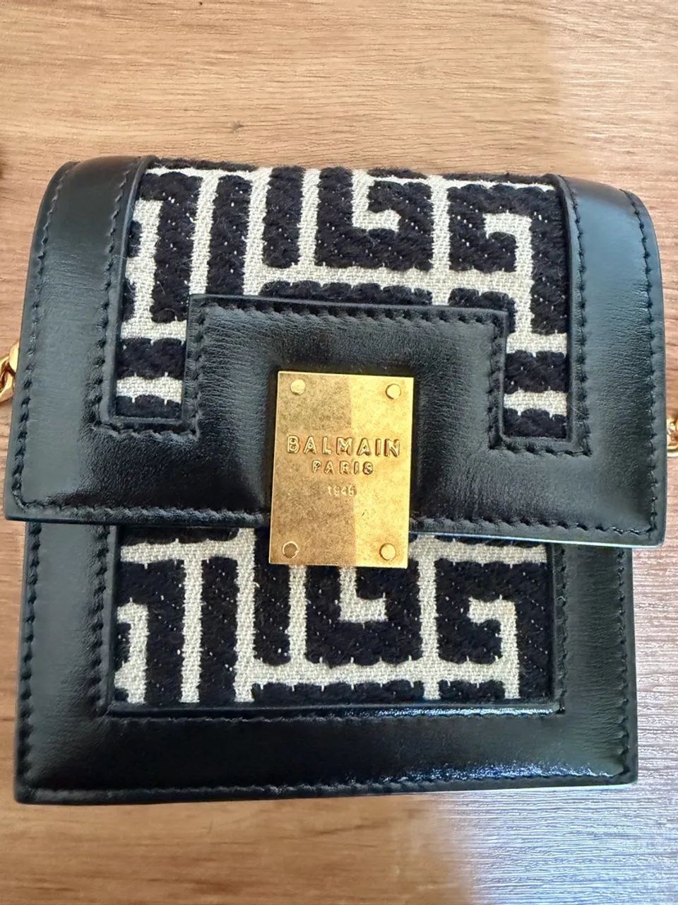 mini bolsa balmain 1945 chain-linked - Foto 2