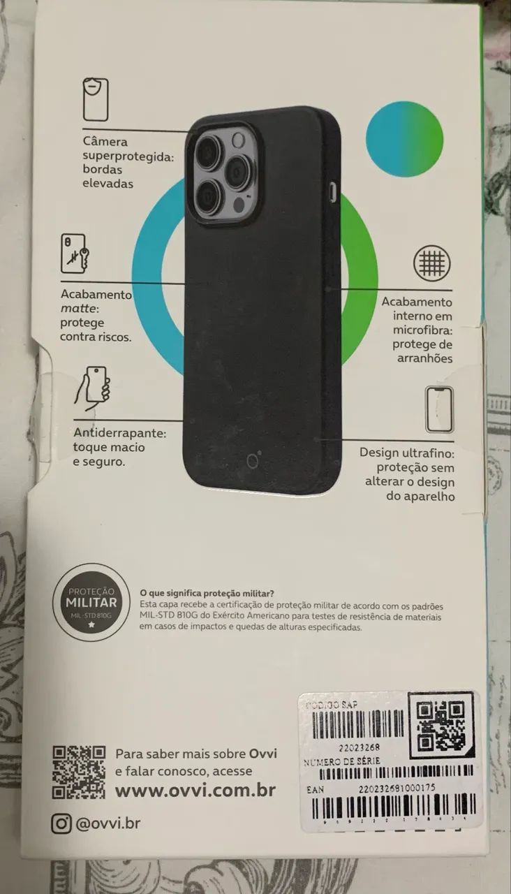 Capa OVVI S25+ original nunca usada - Foto 4