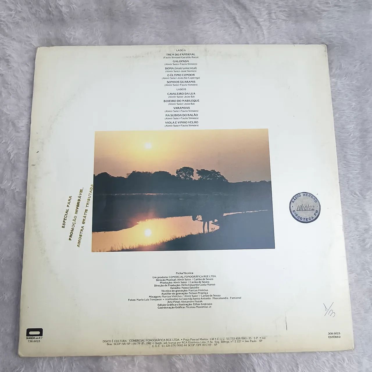 Disco de Vinil LP Almir Sater Doma - Foto 2