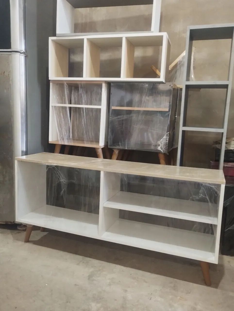 Rack Clean Retrô MDF 120x58x30