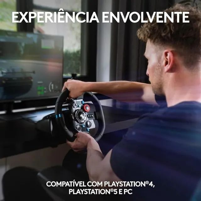 Volante Gamer Logitech G29 PRA SAIR LOGO!  - Foto 5