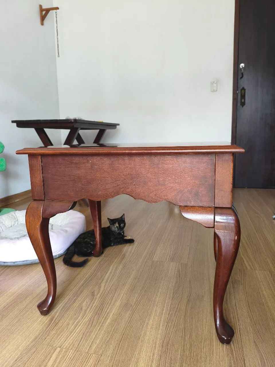 Mesa lateral vintage em madeira - Foto 3