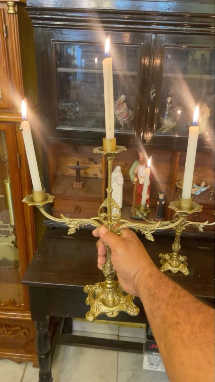 Lindo padre castiçais - Foto 2