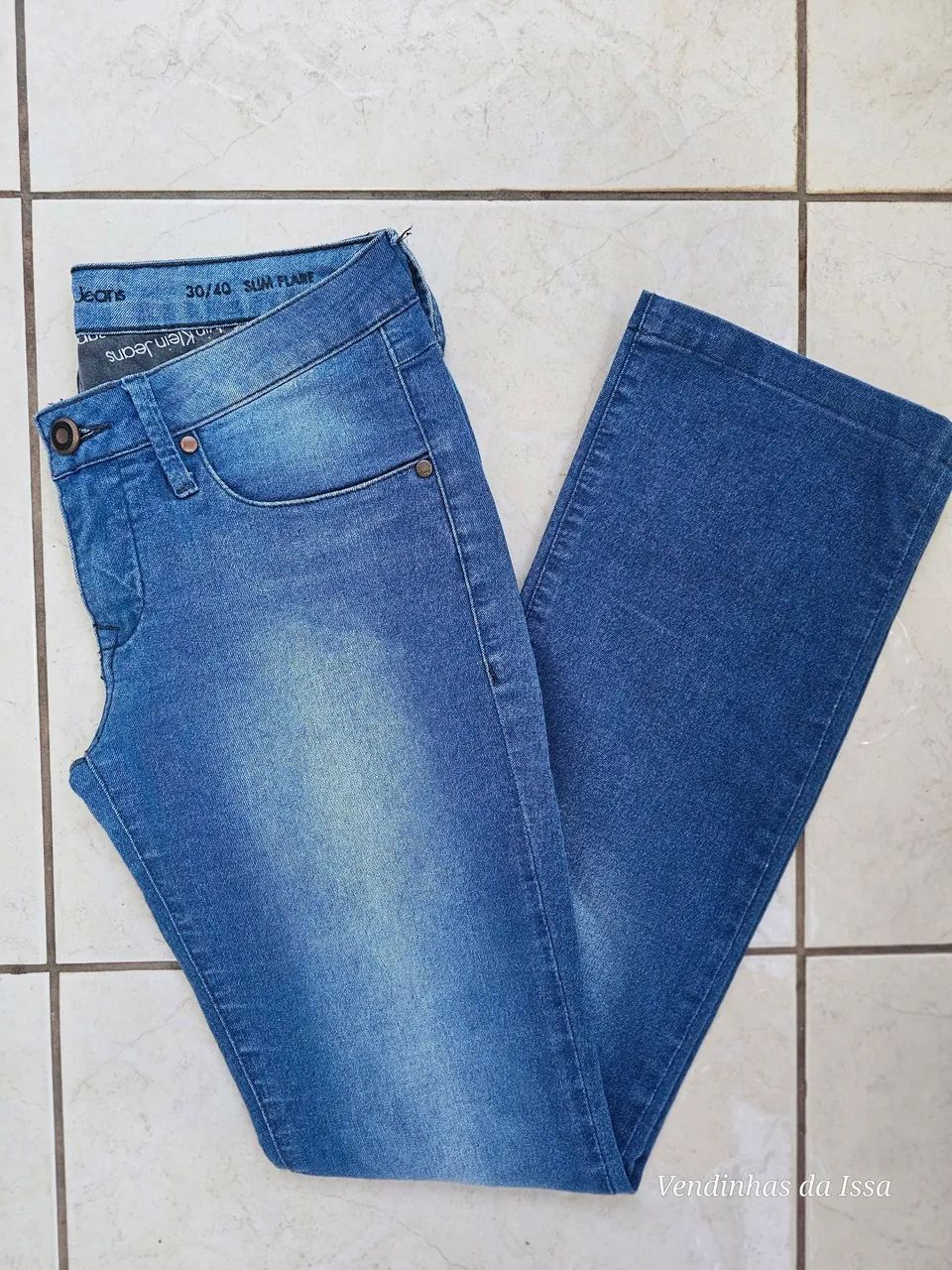 Calça Slim Flare Calvin Klein