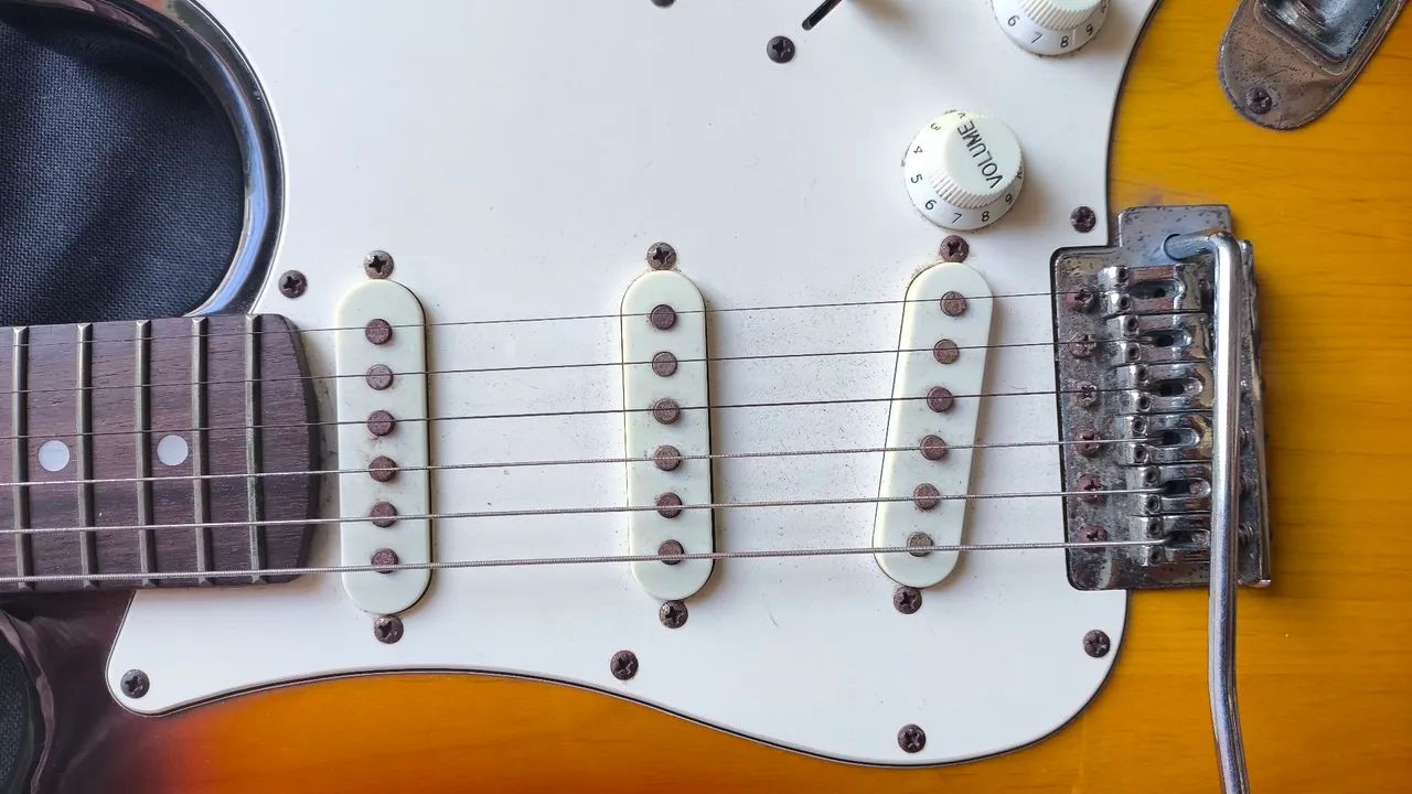 Guitarra Eagle Master Series + 2 pedais + bag - Foto 5
