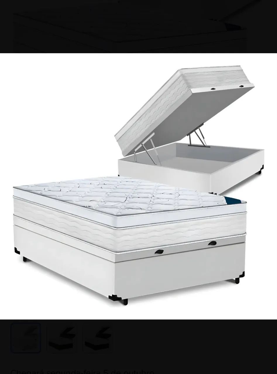 Cama box casal 