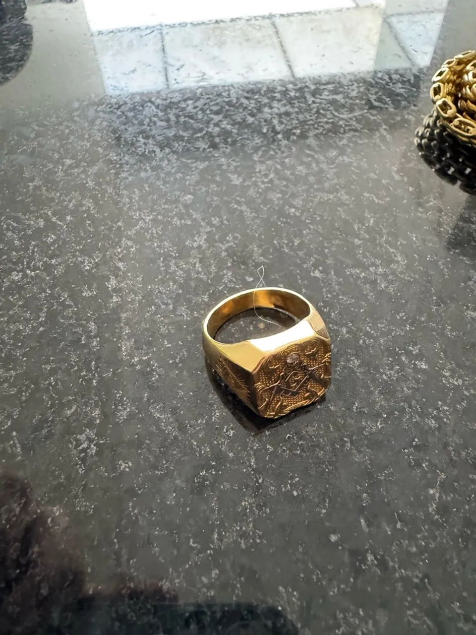 Vendo Pulseira e Anel em Ouro 18k - Foto 2