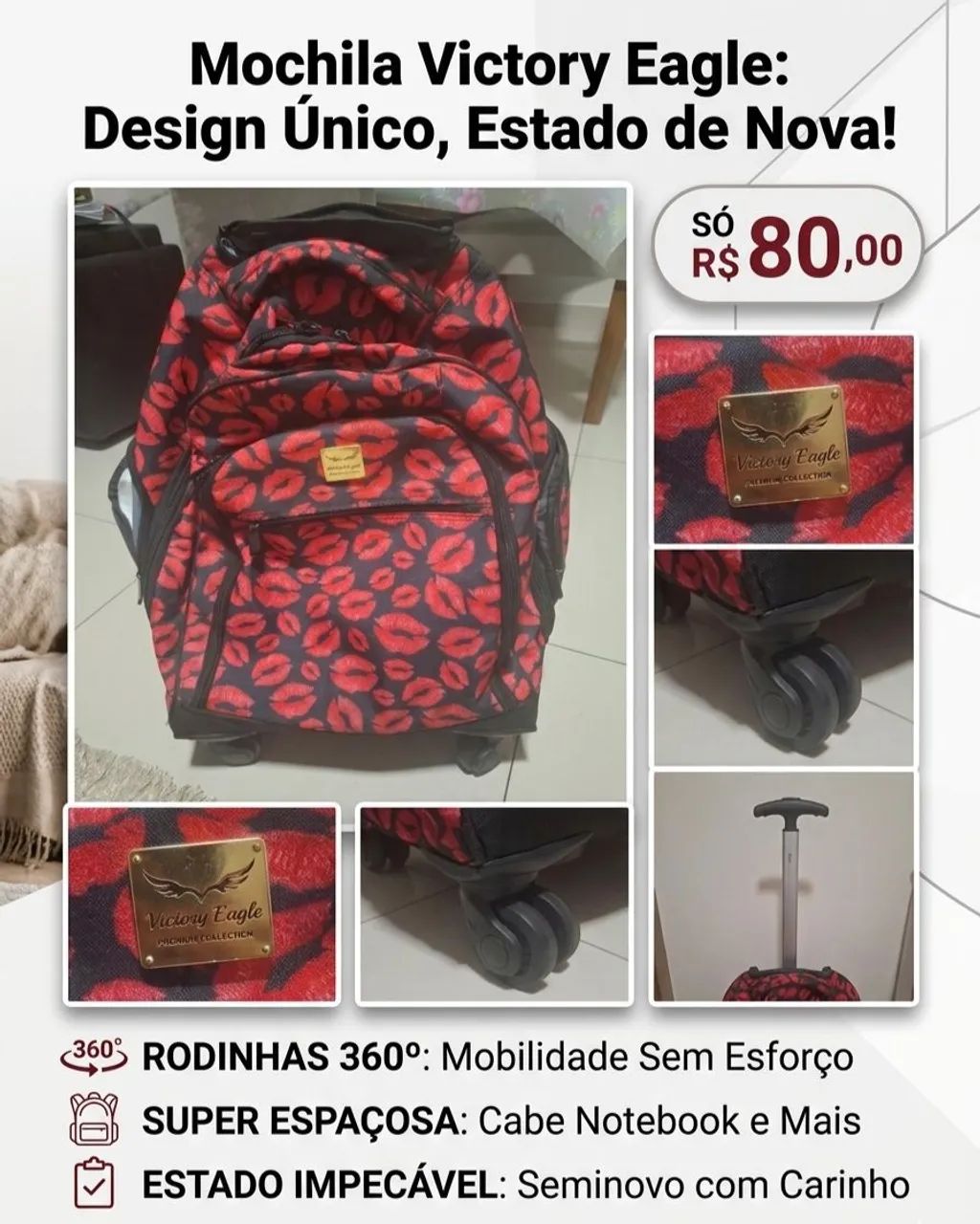 Mochila Seminova muito top