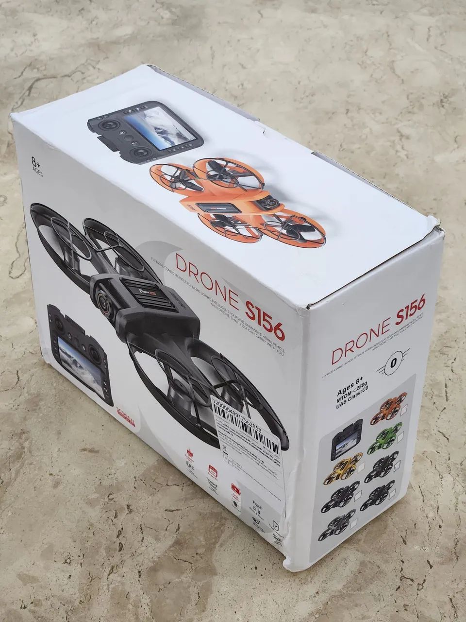 Drone S156 Profissional Completo Na Caixa Com 3 Baterias.